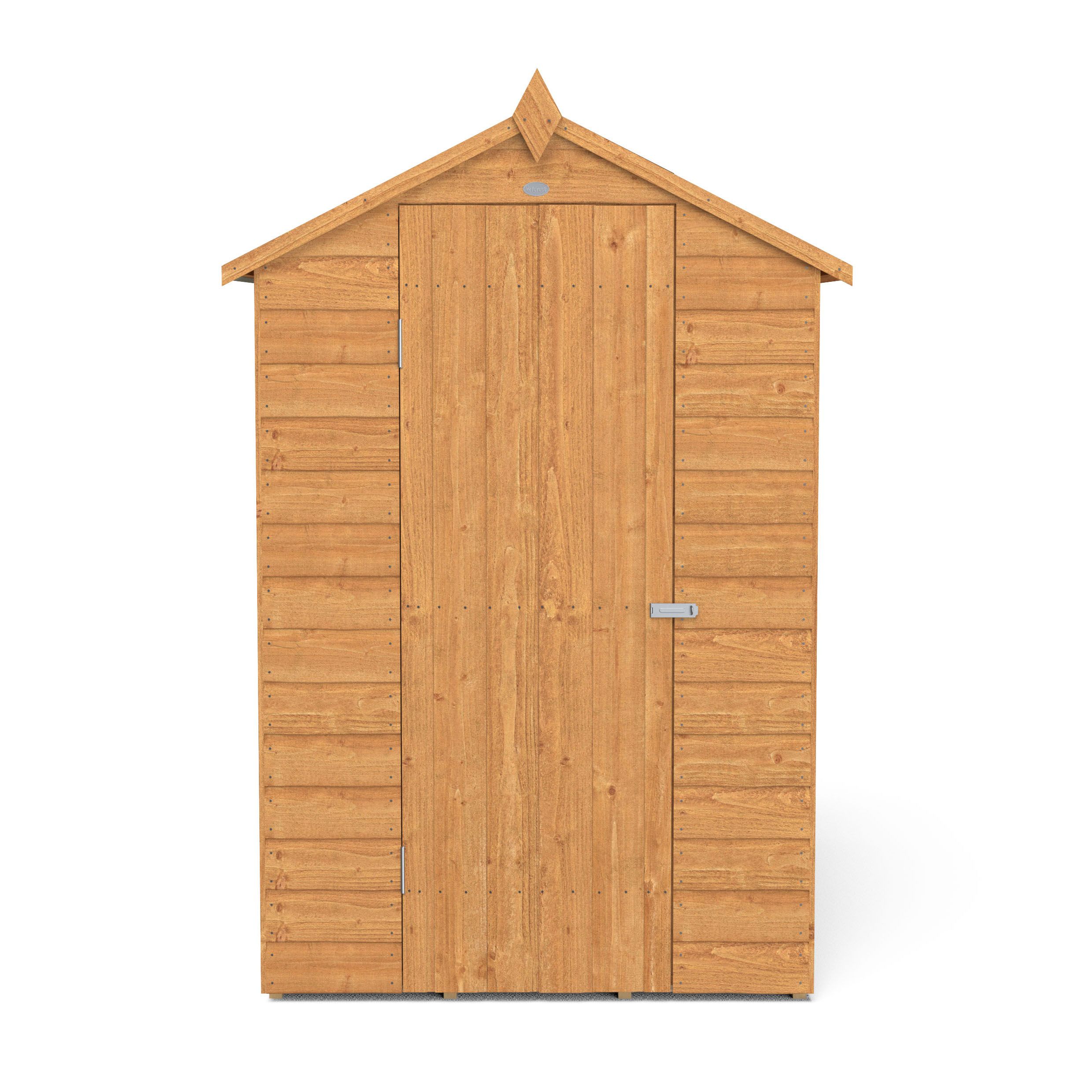 Forest Garden Delamere Range 6x4 ft Apex Wooden Shed with floor