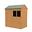 Forest Garden Delamere Range 6x4 Reverse apex Dip treated Shiplap Shed with floor