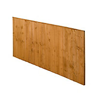 Forest Garden Dip treated 3ft Wooden Fence panel (W)1.83m (H)0.93m, Pack of 4