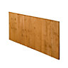 Forest Garden Dip treated 3ft Wooden Fence panel (W)1.83m (H)0.93m, Pack of 4