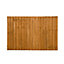 Forest Garden Dip treated 4ft Wooden Fence panel (W)1.83m (H)1.23m, Pack of 3
