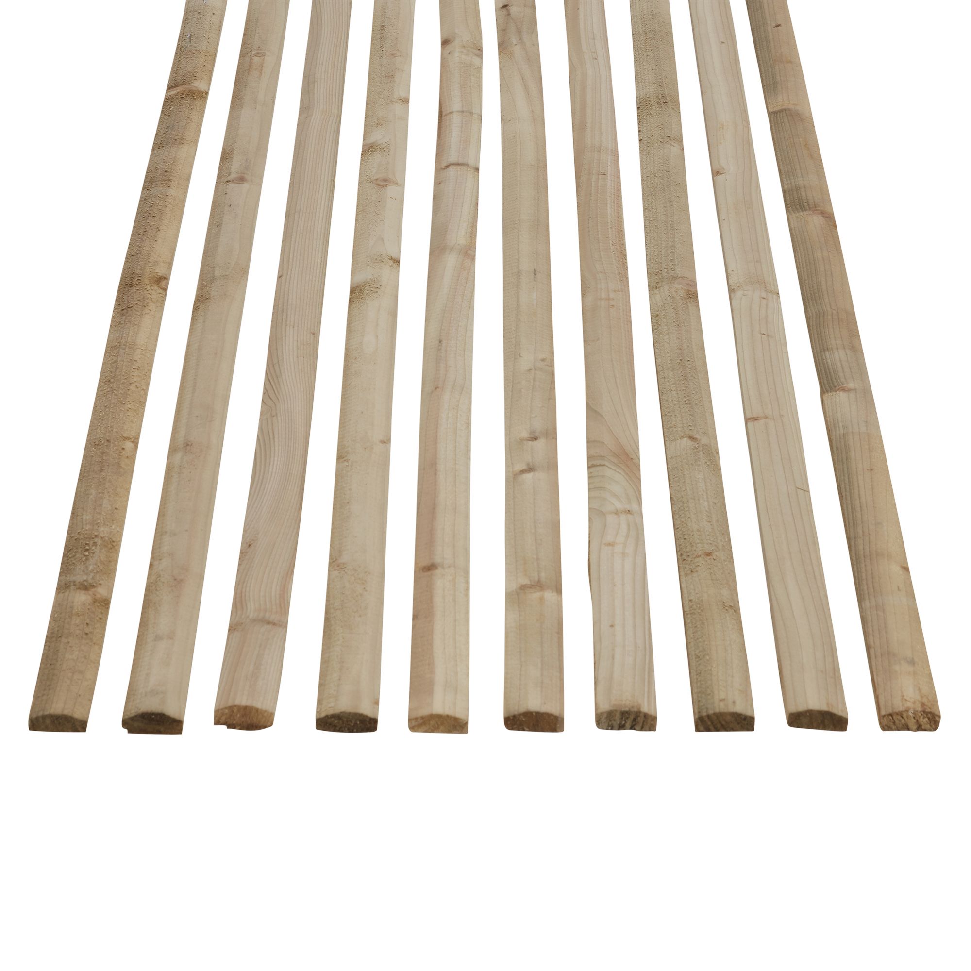 Forest Garden Dip treated Wood Trellis capping (L)1.83m
