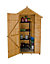 Forest Garden Forest 4x3 ft Apex Natural timber Wooden Shed with floor - Assembly service included