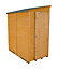 Forest Garden Forest 6x3 ft Pent Natural timber Wooden Shed with floor - Assembly service included