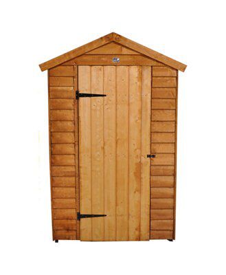 Forest Garden Forest Apex Natural timber Shed with floor & 1 window - Assembly service included