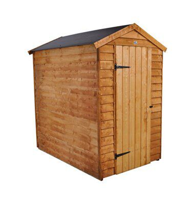 Forest Garden Forest Apex Natural timber Shed with floor & 1 window - Assembly service included