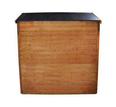 Forest Garden Forest Apex Natural timber Shed with floor & 1 window - Assembly service included