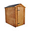 Forest Garden Forest Apex Natural timber Shed with floor & 1 window