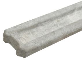 Forest Garden Grey Concrete Gravel board (L)1.83m (W)150mm (T)50mm