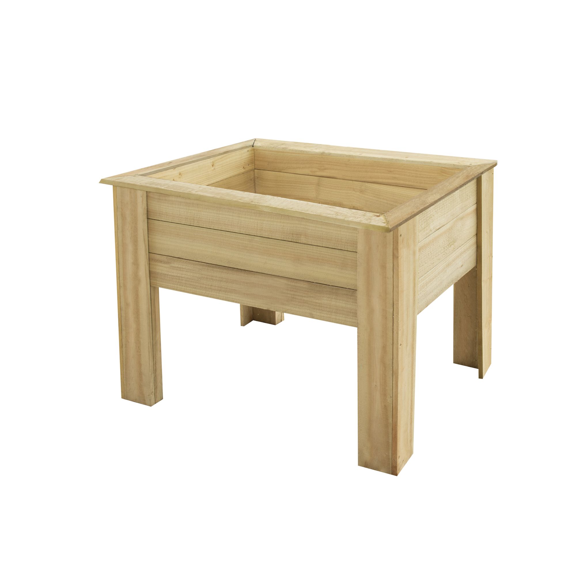 Forest Garden Kitchen Garden Wooden Rectangular Planter (H)70cm (W)100cm