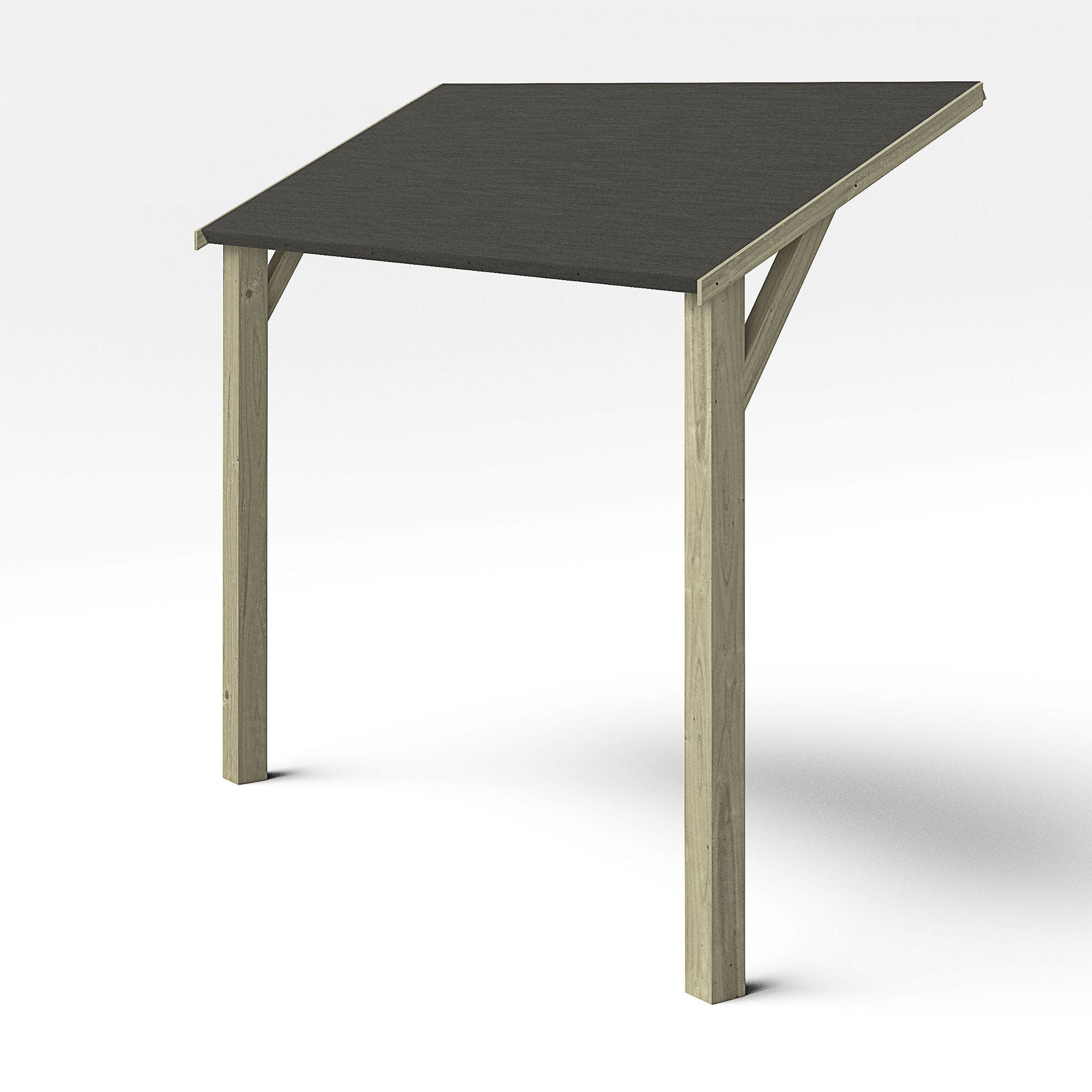 Forest Garden Lean to shed kit, (H)1604mm (W)1882mm (D)689mm - Assembly required