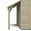 Forest Garden Lean to shed kit, (H)1604mm (W)2177mm (D)692mm - Assembly service included