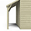 Forest Garden Lean to shed kit, (H)1604mm (W)2416mm (D)681mm - Assembly service included