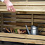 Forest Garden Linear Natural Timber Rectangular Planter (H) 91.1cm x (W) 120cm