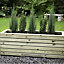 Forest Garden Linear Wooden Rectangular Planter