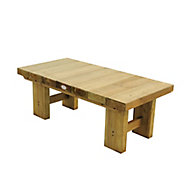 Forest Garden Low sleeper Wooden Fixed Table