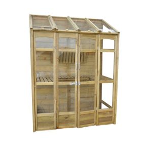 Forest Garden Natural Timber 5x2 Greenhouse