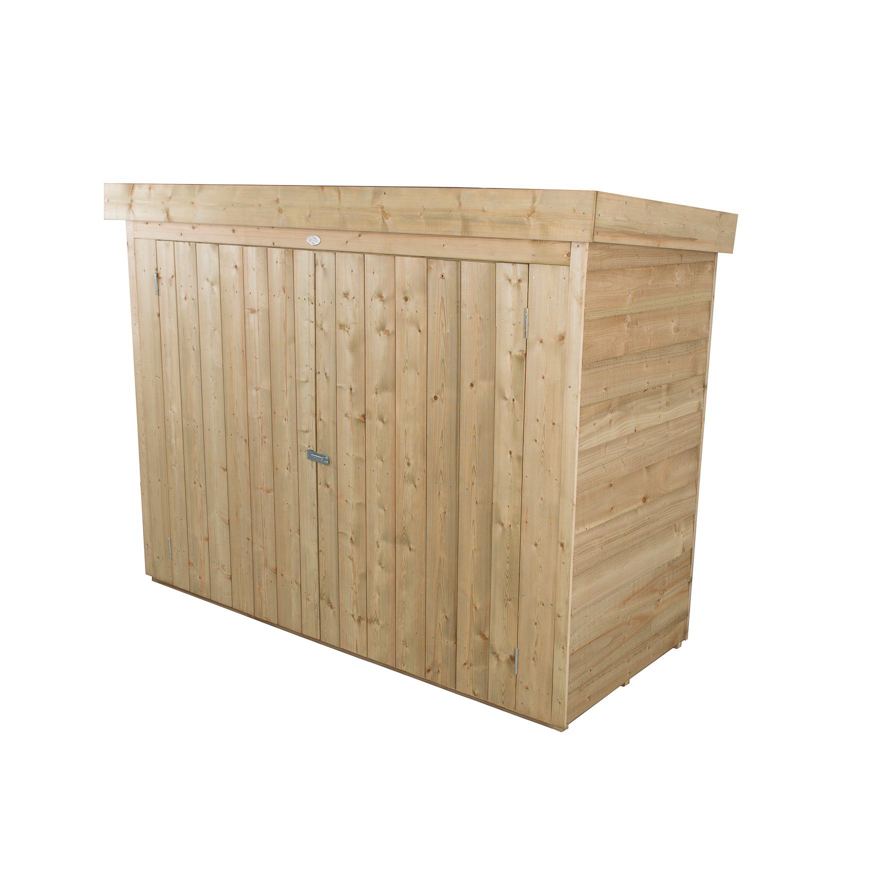 Forest Garden Natural timber Garden storage DIY at B Q