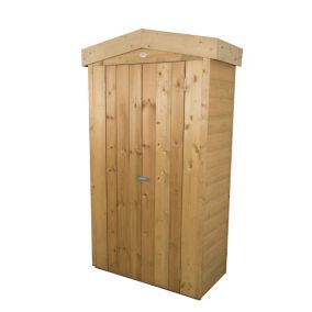 Forest Garden Natural timber Shiplap Apex Garden storage 2x3 ft 1830mm 1100mm