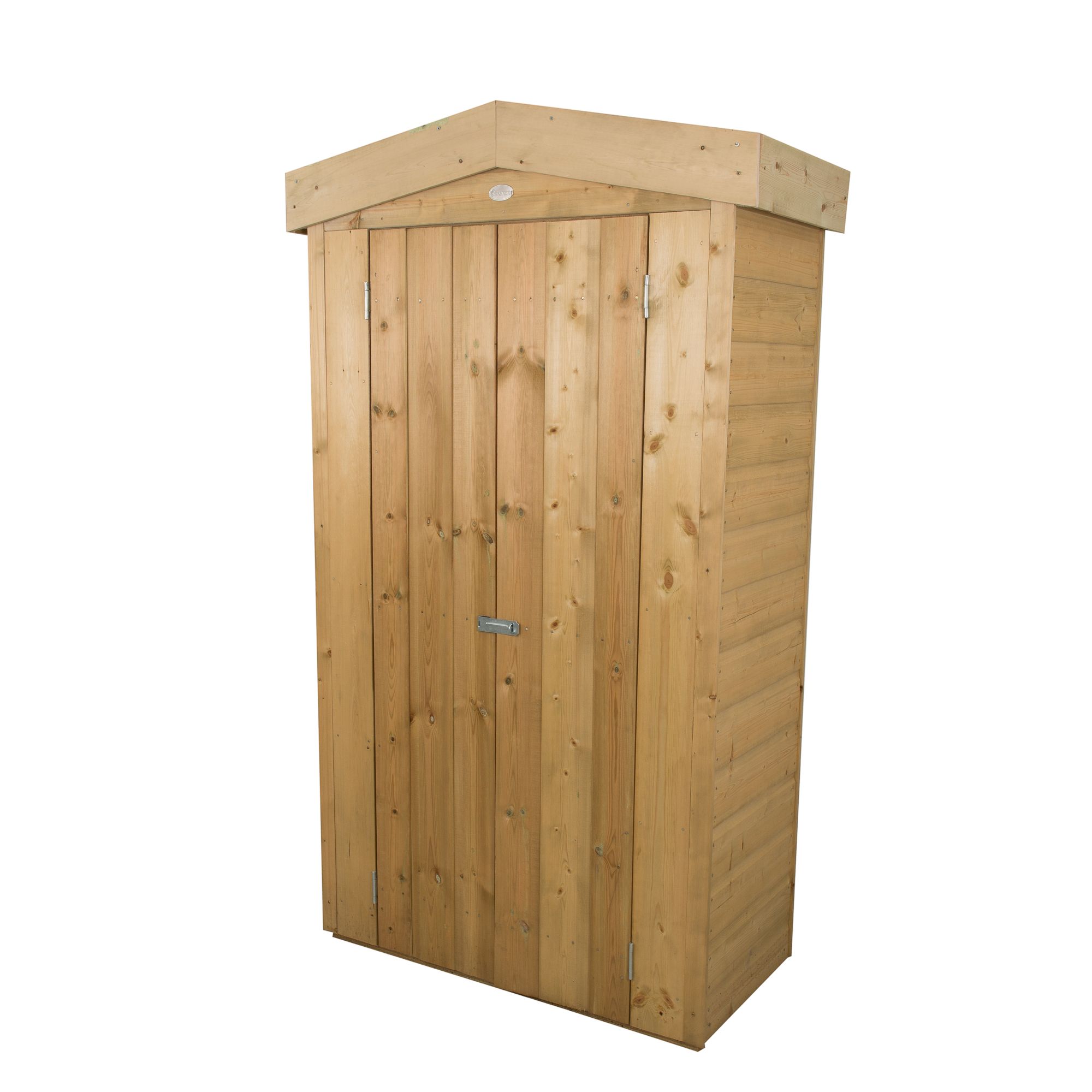 Forest Garden Natural timber Shiplap Apex Garden storage 2x3 ft