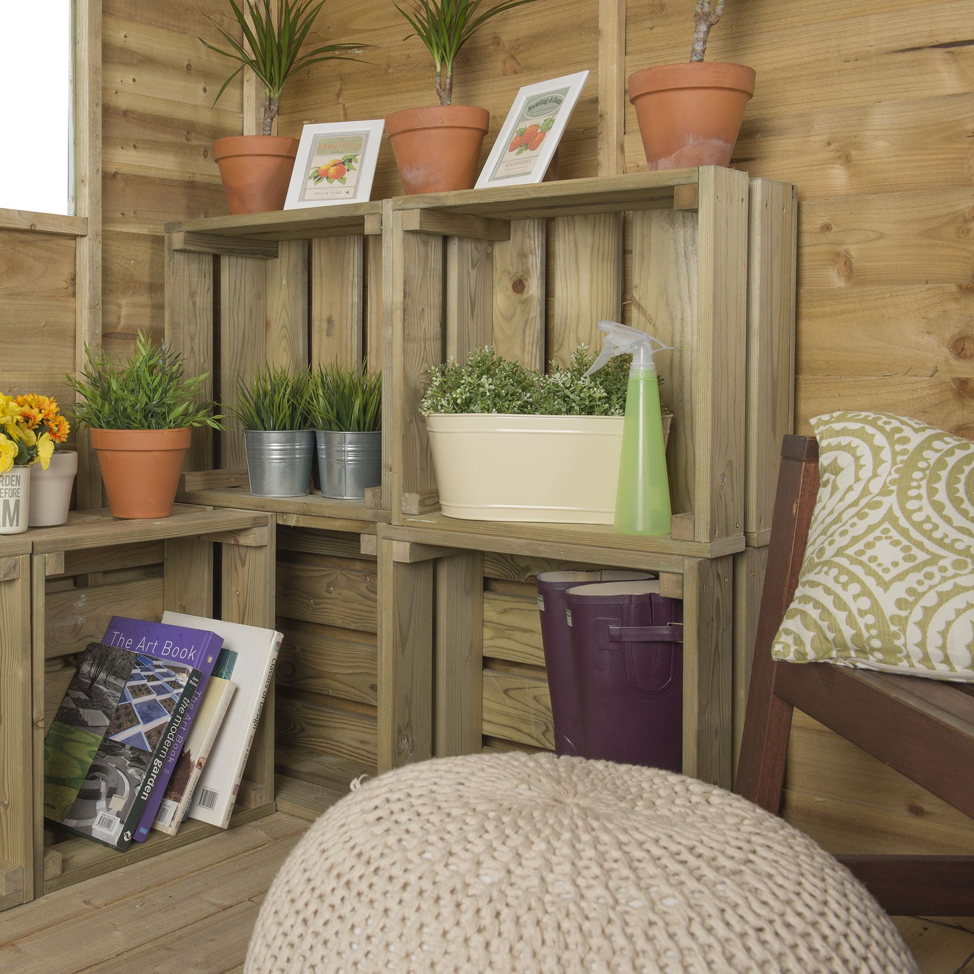 Forest Garden Oakley 7x5 ft with Double door & 4 windows Apex Summer house (H)2210mm x (W)2320mm - Assembly service included