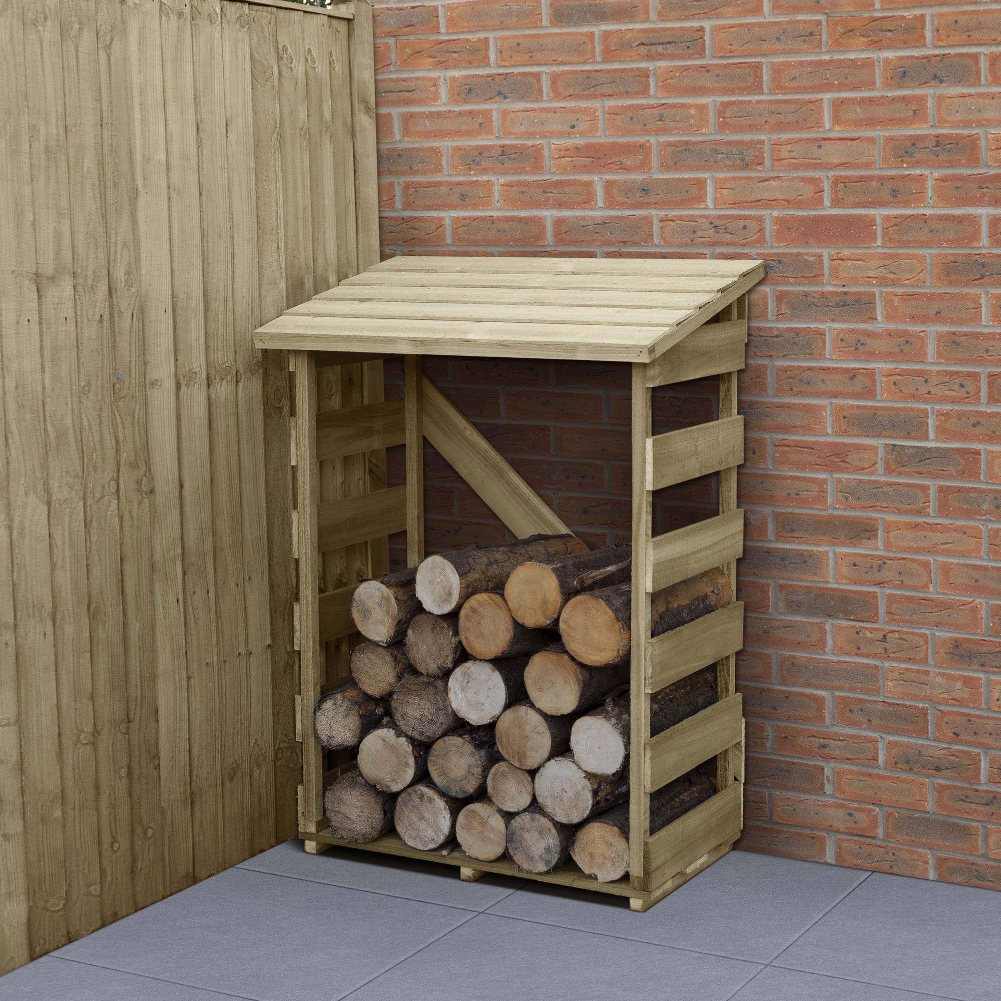 Forest Garden Pent Log store