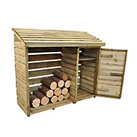 Forest Garden Pressure treated Wooden 6x2 Log store