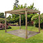 Forest Garden Rectangular Pergola, (H)2800mm (W)3040mm