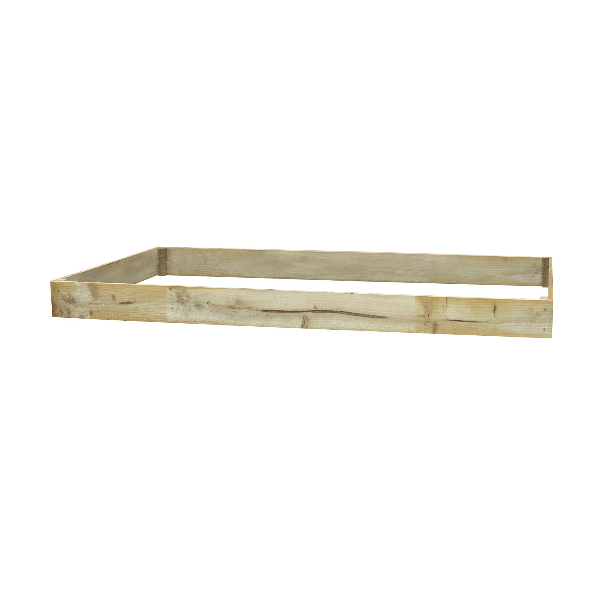 Forest Garden Rectangular Raised bed kit (H)14cm x (W)184cm