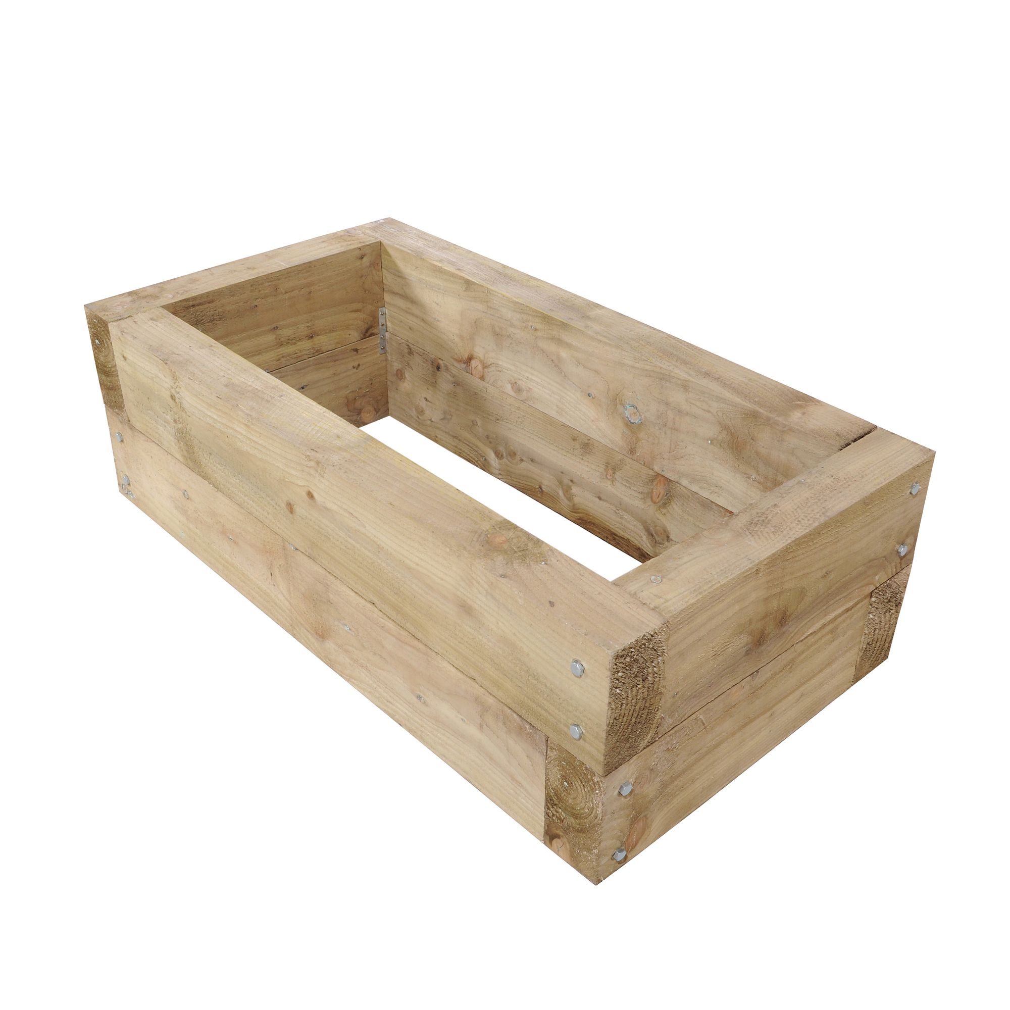 Forest Garden Rectangular Raised bed kit (H)40cm x (W)130cm