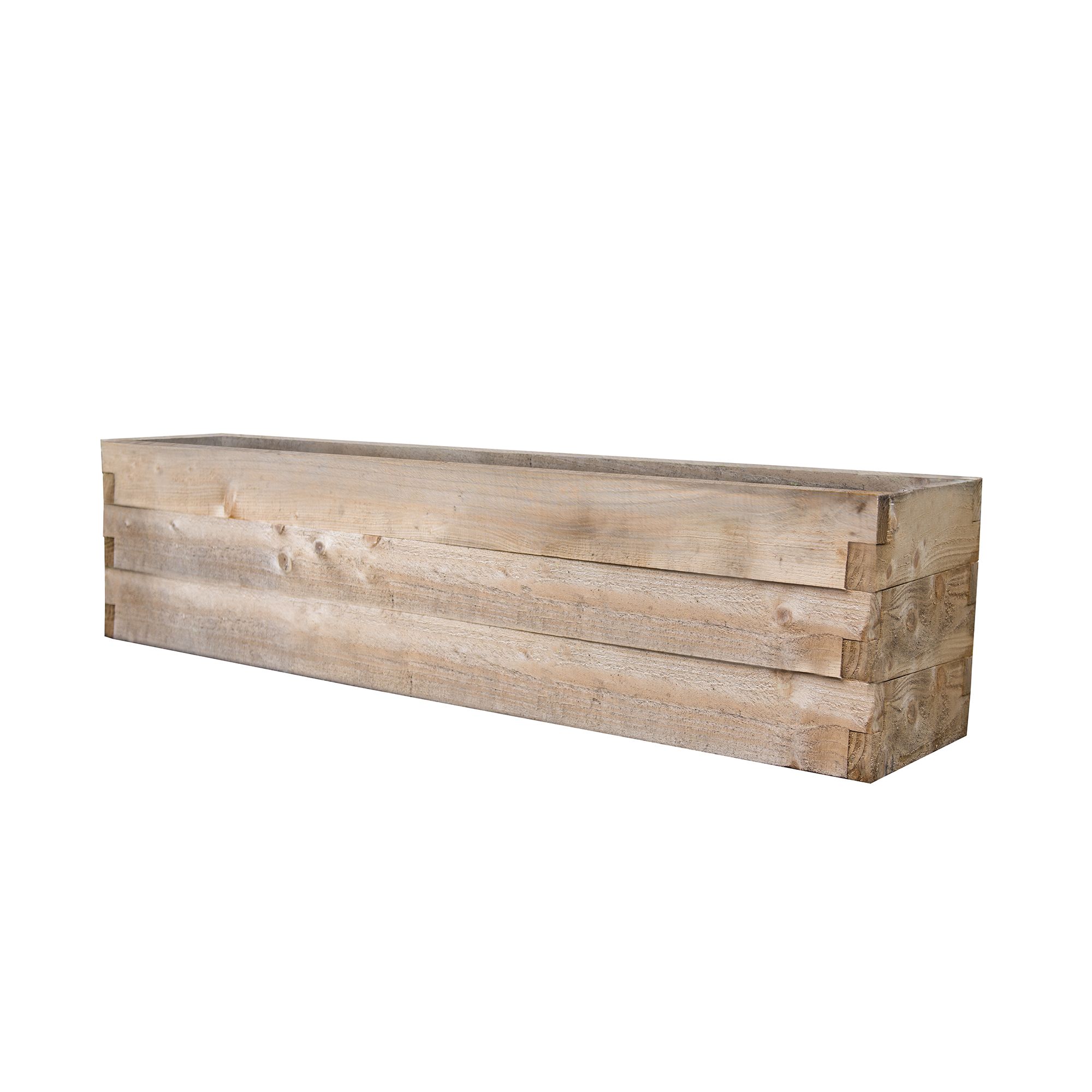 Forest Garden Rectangular Raised bed kit (H)42cm x (W)180cm