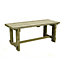 Forest Garden Refectory natural timber Wooden Table