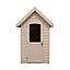 Forest Garden Retreat 6x4 ft Apex Cream Wooden Shed with floor - Assembly service included