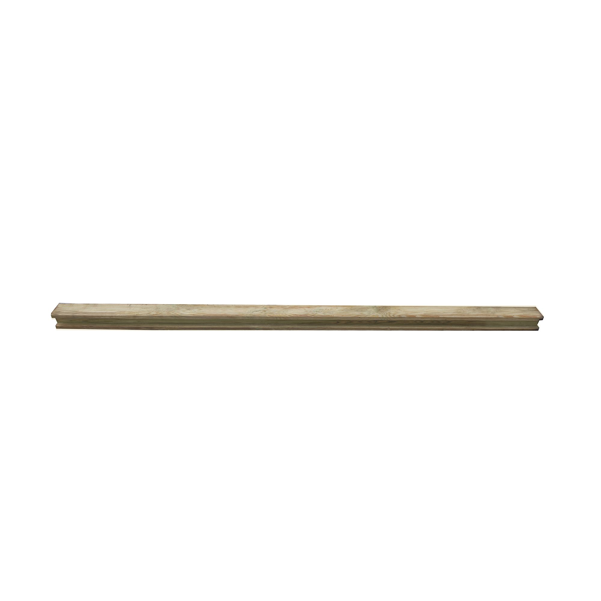 Forest Garden Slotted H-shaped Wooden Fence post (H)2.4m (W)940mm, Pack of 5