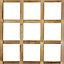 Forest Garden Square European softwood Trellis panel (W)90cm x (H)183cm