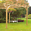 Forest Garden Square Pergola, (H)2800mm (W)3600mm