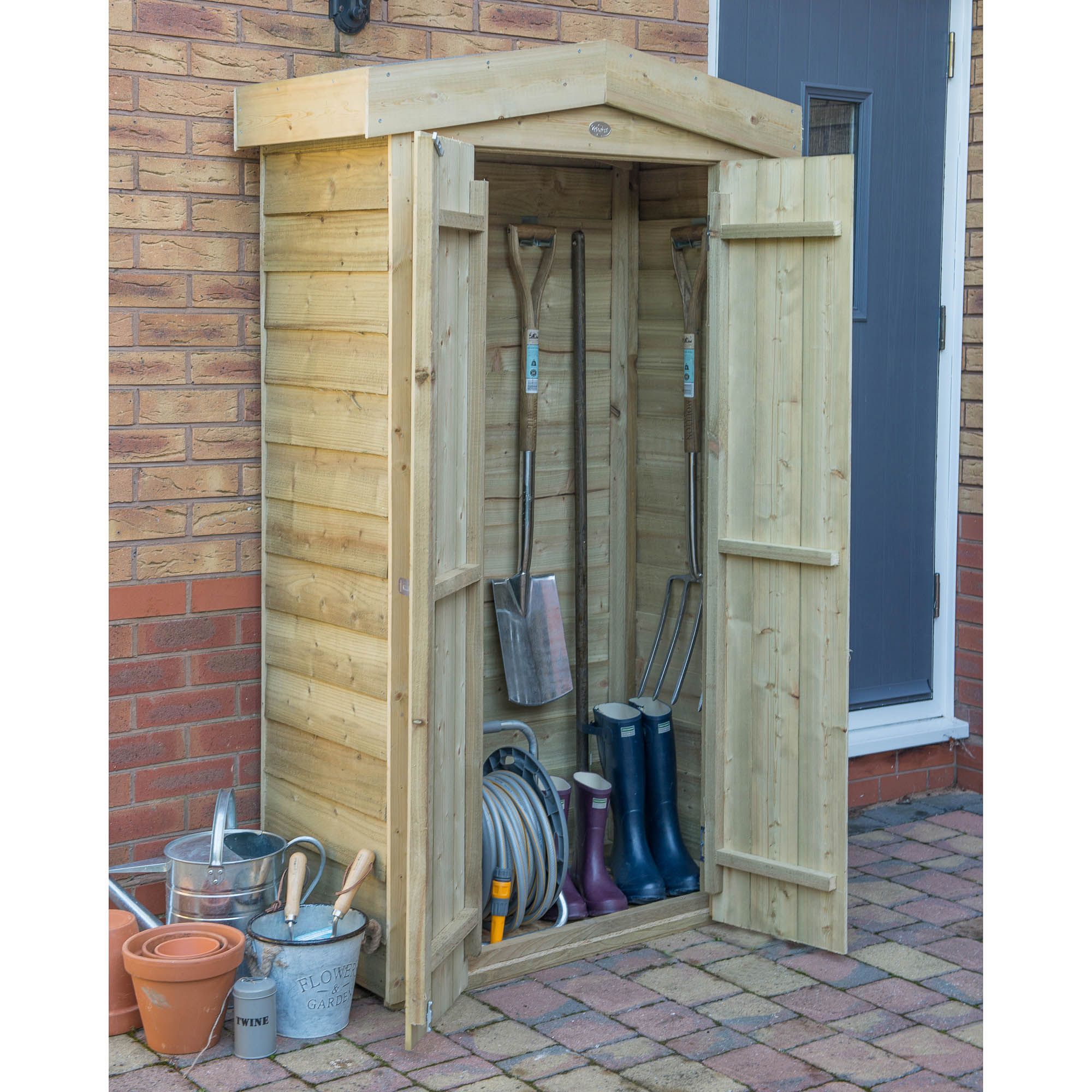 Forest Garden Tall 750L Tongue & groove Apex Garden storage