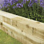 Forest Garden Timber Sleeper (W)200mm (L)2.4m, Pack of 4