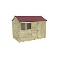 Forest Garden Timberdale 10x6 ft Reverse apex Tongue & groove Wooden Shed with floor - Assembly service included
