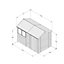 Forest Garden Timberdale 10x6 ft Reverse apex Wooden Shed with floor (Base included) - Assembly service included