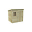 Forest Garden Timberdale 7x5 ft Pent Tongue & groove Wooden Shed with floor (Base included) - Assembly service included
