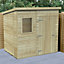 Forest Garden Timberdale 7x5 ft Pent Wooden Shed with floor