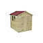 Forest Garden Timberdale 8x6 ft Apex Wooden Shed with floor (Base included) - Assembly service included