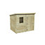 Forest Garden Timberdale 8x6 ft Pent Wooden Shed with floor (Base included) - Assembly service included