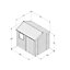 Forest Garden Timberdale 8x6 ft Reverse apex Tongue & groove Wooden Shed with floor (Base included)