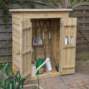 Forest Garden Tongue & groove Timber 3.5x2 Pent Garden storage 600L