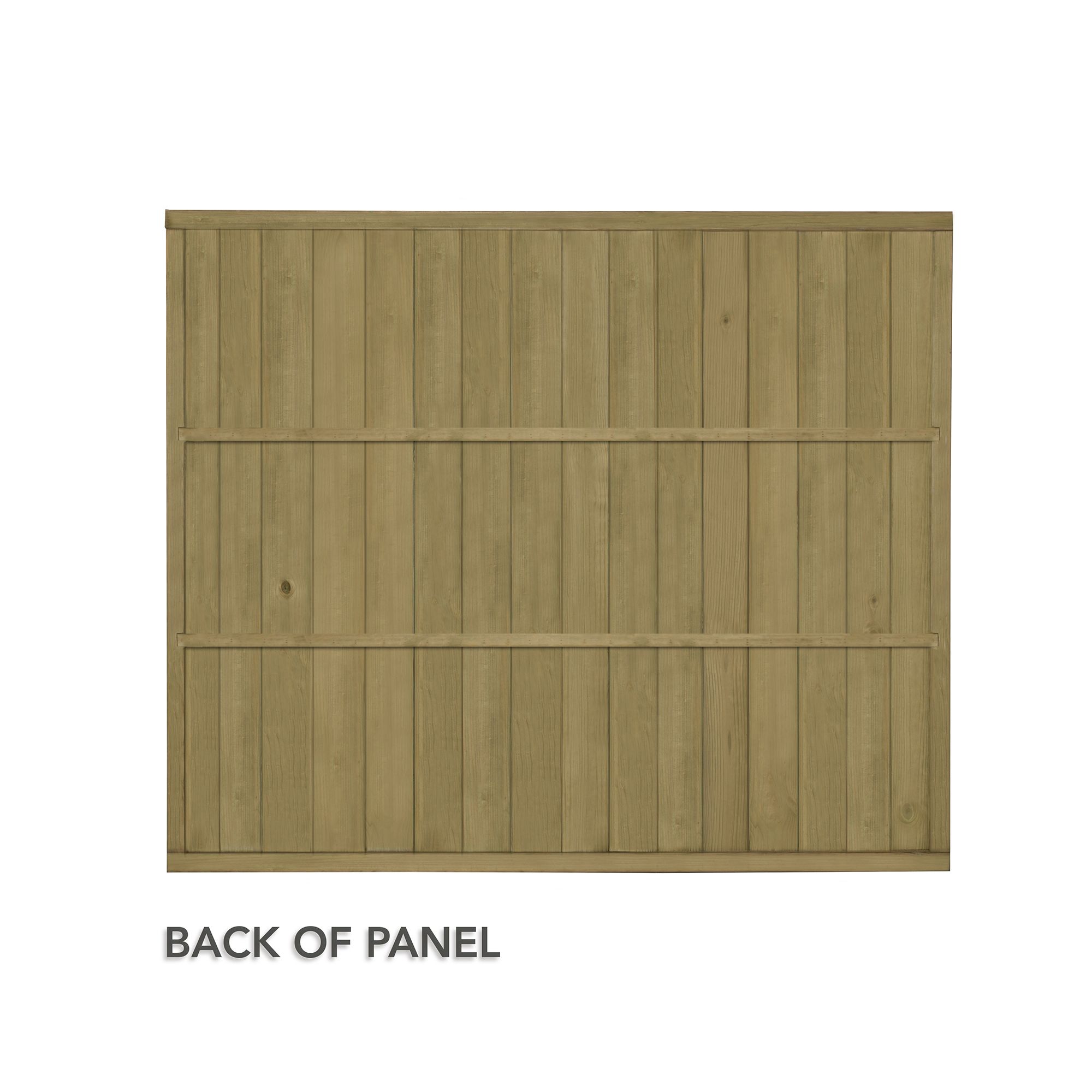 Forest Garden Traditional 6ft Fence panel (W)1.52m (H)1.83m, Pack of 4