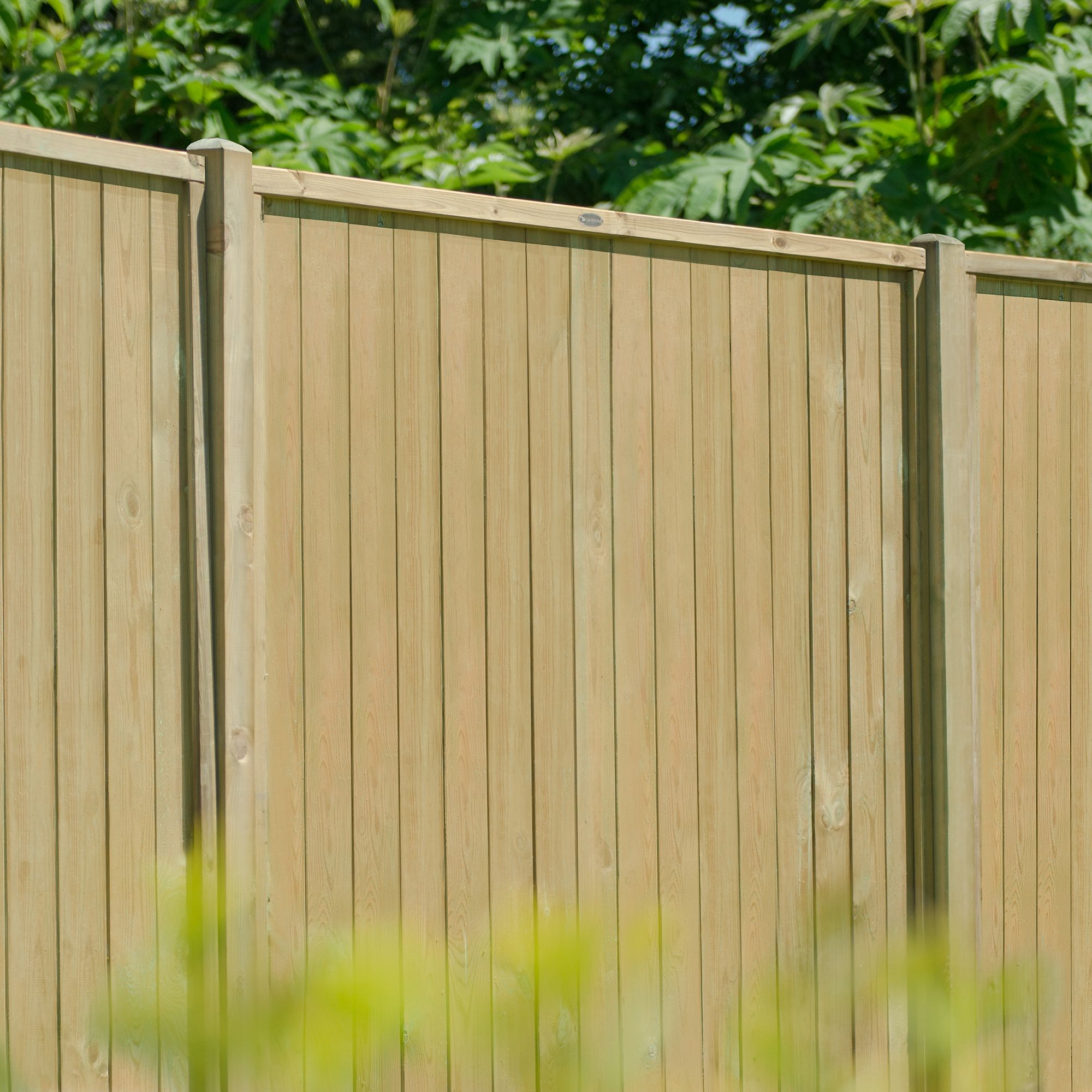 Forest Garden Traditional 6ft Fence panel (W)1.52m (H)1.83m, Pack of 4