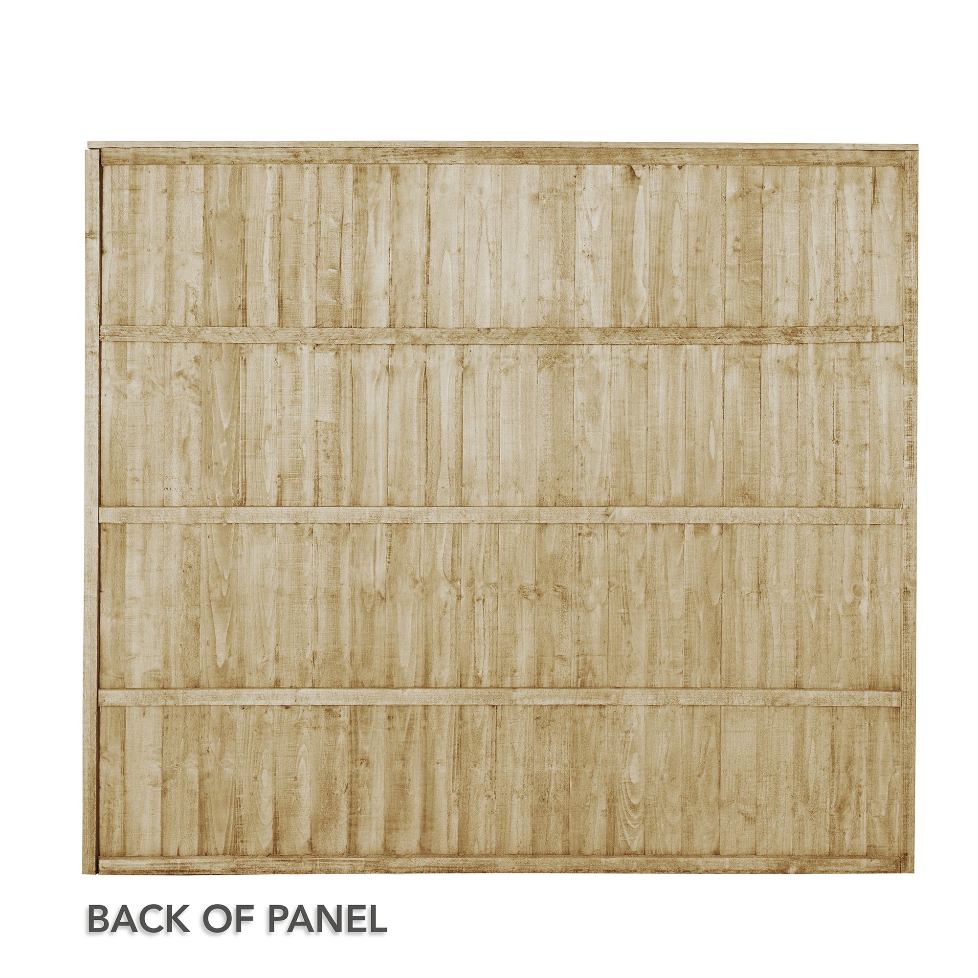 Forest Garden Traditional Closeboard 6ft Fence panel (W)1.52m (H)1.83m, Pack of 20