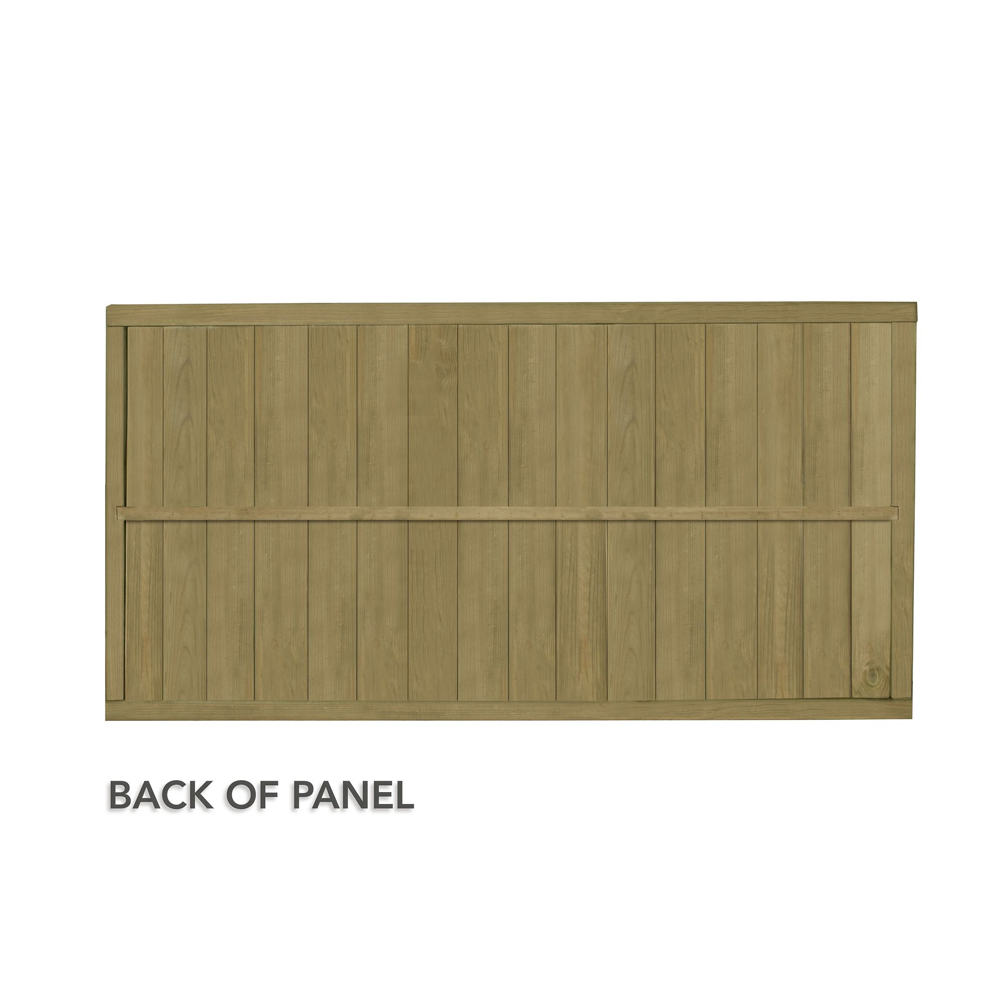 Forest Garden Traditional Tongue & groove 6ft Fence panel (W)0.91m (H)1.83m, Pack of 3